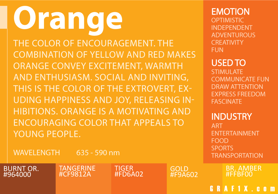 other words for orange color